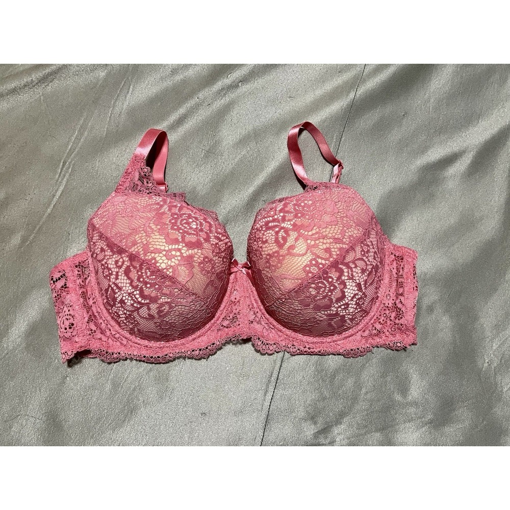 Dreamwear Mauve/Pink Lace Push Up Bra Women's Size 42C